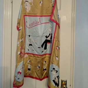 Like new Moschino 100% silk scarf